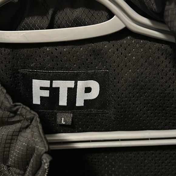 FTP Woven Tape Vest - Black with Blue FTP stripe on the back. Size Large - Picture 3 of 5